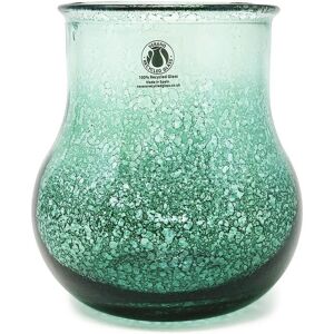 Verano Spanish Ceramics Recycled Glass Rimma Clear Home Décor Round Teardrop Jar (H) 20cm in Teal Teal Verano Spanish Ceramics Recycled Glass Rimma Clear Home Décor Round Teardrop Jar (H) 20cm in Teal Teal
