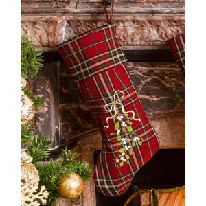 Dibor Set of 4 Mistletoe Highland Tartan Xmas Gift Christmas Stocking in Red Size: 4 Pack Red 4 Pack Dibor Set of 4 Mistletoe Highland Tartan Xmas Gift Christmas Stocking in Red Size: 4 Pack Red 4 Pack