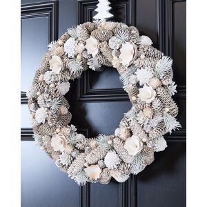 Dibor Giant Frost Festive Xmas Decor Front Door Wreath Christmas Wreath 50cm in Red Red Dibor Giant Frost Festive Xmas Decor Front Door Wreath Christmas Wreath 50cm in Red Red