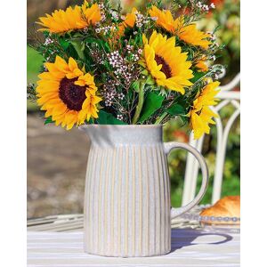 Dibor Traditional Large Rustic Flower Pot Decoration Pitcher Jug Vase in Blue Blue Large Dibor Traditional Large Rustic Flower Pot Decoration Pitcher Jug Vase in Blue Blue Large