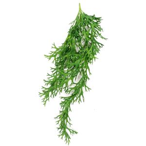 Leaf 80cm Hanging Artificial Staghorn Fern in Green Green Leaf 80cm Hanging Artificial Staghorn Fern in Green Green