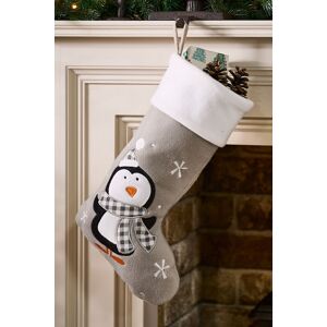 Dibor Set of 4 Grey Penguin Xmas Tree Decoration Christmas Gift Bag Christmas Stocking Size: 4 Pack Grey 4 Pack Dibor Set of 4 Grey Penguin Xmas Tree Decoration Christmas Gift Bag Christmas Stocking Size: 4 Pack Grey 4 Pack