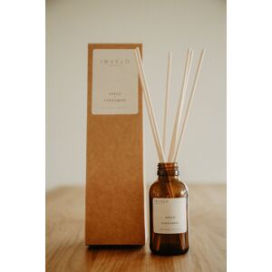Imvelo Candle Co Reed Diffuser - Apple + Cinnamon in Amber Amber Imvelo Candle Co Reed Diffuser - Apple + Cinnamon in Amber Amber