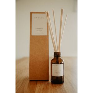 Imvelo Candle Co Reed Diffuser - Cinnamon + Orange in Amber Amber Imvelo Candle Co Reed Diffuser - Cinnamon + Orange in Amber Amber