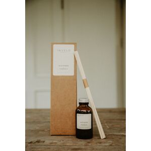 Imvelo Candle Co Reed Diffuser (Oud Wood + Vanilla) in Amber Amber Imvelo Candle Co Reed Diffuser (Oud Wood + Vanilla) in Amber Amber