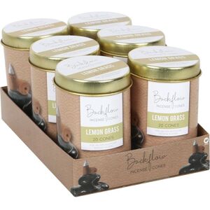 Something Different Elements Lemongrass Jumbo Backflow Incense Cones (Pack of 120) in Brown Brown Something Different Elements Lemongrass Jumbo Backflow Incense Cones (Pack of 120) in Brown Brown