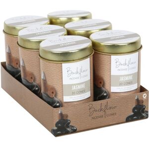 Something Different Elements Jasmine Jumbo Backflow Incense Cones (Pack of 120) in Dark Brown Dark Brown Something Different Elements Jasmine Jumbo Backflow Incense Cones (Pack of 120) in Dark Brown Dark Brown