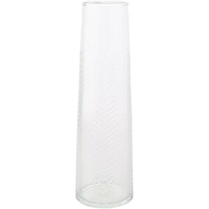Hestia Small Decorative Glass Vase in Clear Clear Hestia Small Decorative Glass Vase in Clear Clear