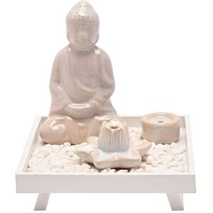 Serenity Alter Incense Burner Set - White White Serenity Alter Incense Burner Set - White White