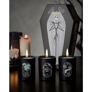 Disney Nightmare Before Christmas Set Of 3 Candles in Black Black Disney Nightmare Before Christmas Set Of 3 Candles in Black Black