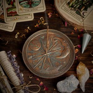 Juliana Mystic Legends Sun & Moon Incense Burner in Bronze Bronze Juliana Mystic Legends Sun & Moon Incense Burner in Bronze Bronze