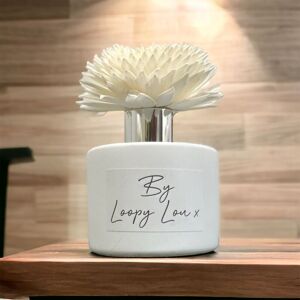 60 SECOND MAKEOVER Wood Sage & Sea Salt Luxury Flower Diffuser Highly Fragranced Scented in White White 60 SECOND MAKEOVER Wood Sage & Sea Salt Luxury Flower Diffuser Highly Fragranced Scented in White White