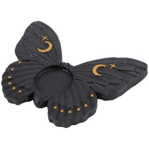 Something Different Moth Tealight Holder in Black Black Something Different Moth Tealight Holder in Black Black