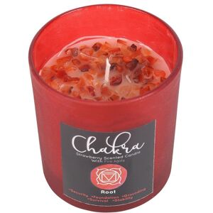 Something Different Strawberry Root Chakra Scented Candle in Red Red Something Different Strawberry Root Chakra Scented Candle in Red Red