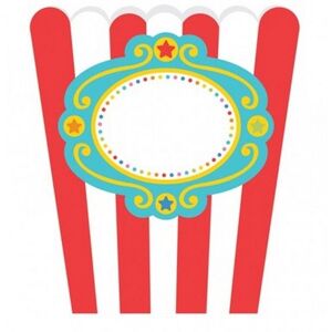 Amscan Circus 1st Birthday Party Bags (Pack of 8) in Off-White Off-White Amscan Circus 1st Birthday Party Bags (Pack of 8) in Off-White Off-White