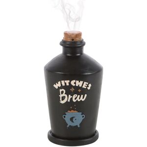 Something Different Witches Brew Potion Bottle Incense Cone Holder in Black Black Something Different Witches Brew Potion Bottle Incense Cone Holder in Black Black