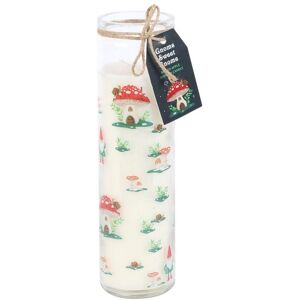 Something Different Gnome Sweet Gnome Spiced Apple Tube Candle in White White Something Different Gnome Sweet Gnome Spiced Apple Tube Candle in White White