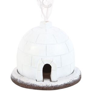 Something Different Igloo Winter Incense Cone Holder in White White Something Different Igloo Winter Incense Cone Holder in White White