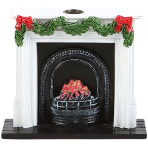 Something Different Fireplace Christmas Backflow Incense Burner in White White Something Different Fireplace Christmas Backflow Incense Burner in White White