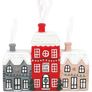 Something Different Village Christmas Incense Cone Holder in Dark Pink Dark Pink Something Different Village Christmas Incense Cone Holder in Dark Pink Dark Pink