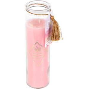 Something Different Mystic Rose Quartz Tube Candle in Pink Pink Something Different Mystic Rose Quartz Tube Candle in Pink Pink