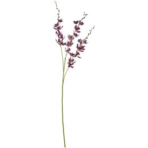 Hill Interiors Cymbidium Spray Artificial Flower in Purple Purple Hill Interiors Cymbidium Spray Artificial Flower in Purple Purple