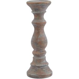 Hill Interiors Siena Column Candle Holder in Brown Brown Hill Interiors Siena Column Candle Holder in Brown Brown