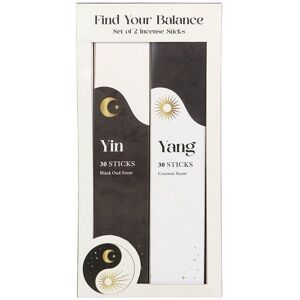 Something Different Yin Yang Incense Sticks Set (Pack of 60) in Brown Brown Something Different Yin Yang Incense Sticks Set (Pack of 60) in Brown Brown