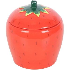 Something Different Tutti Frutti Strawberry Candle Jar in Red Red Something Different Tutti Frutti Strawberry Candle Jar in Red Red