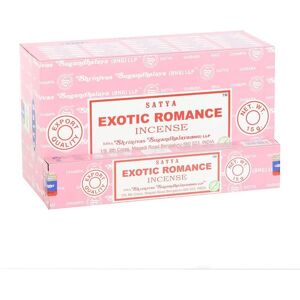 Satya Exotic Romance Incense Sticks (Pack of 12) in Brown Brown Satya Exotic Romance Incense Sticks (Pack of 12) in Brown Brown