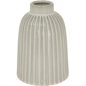 Hill Interiors Monte Bell Vase in White White Hill Interiors Monte Bell Vase in White White