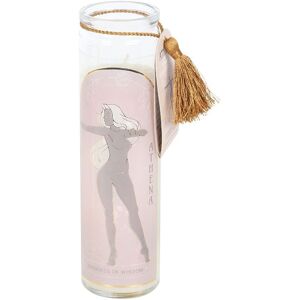 Something Different Athena Clear Quartz Tube Candle in White White Something Different Athena Clear Quartz Tube Candle in White White