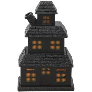 Something Different Haunted House Incense Cone Holder in Black Black Something Different Haunted House Incense Cone Holder in Black Black