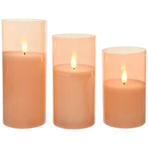 Kaemingk LED Christmas Electric Candle (Pack of 3) in Off-White Off-White Kaemingk LED Christmas Electric Candle (Pack of 3) in Off-White Off-White