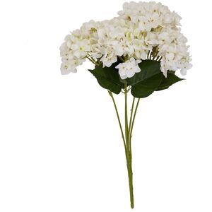 Hill Interiors Hydrangea Bunch Artificial Flower in White White Hill Interiors Hydrangea Bunch Artificial Flower in White White