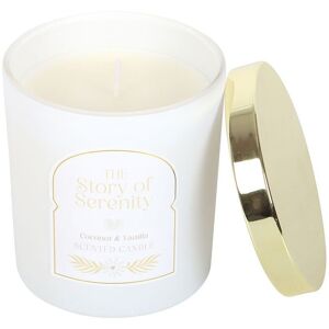 Something Different The Story of Serenity Vanilla & Coconut Candle in White White Something Different The Story of Serenity Vanilla & Coconut Candle in White White