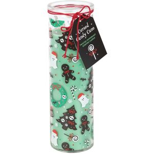 Something Different Merry Creepmas Cursed Candy Cane Tube Candle in Light Green Light Green Something Different Merry Creepmas Cursed Candy Cane Tube Candle in Light Green Light Green
