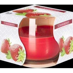 KDMD Scented Glass Jar Candle - Strawberry in Red Red KDMD Scented Glass Jar Candle - Strawberry in Red Red