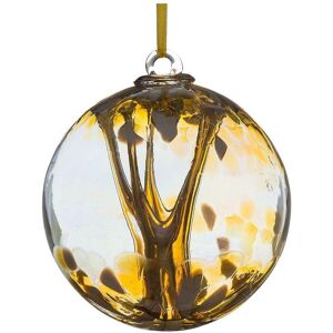 Sienna Glass 10cm Spirit Ball Pastel Gold Gold Sienna Glass 10cm Spirit Ball Pastel Gold Gold
