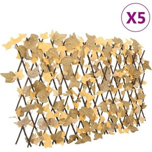 Berkfield Home Artificial Maple Leaf Trellis Expandable Orange 5 pcs 180x60 cm Orange 180x60 cm Berkfield Home Artificial Maple Leaf Trellis Expandable Orange 5 pcs 180x60 cm Orange 180x60 cm