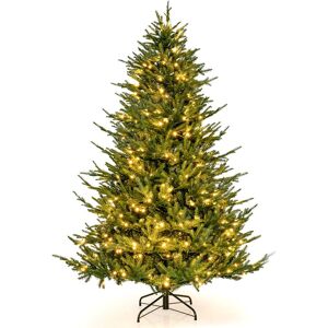 Gymax 6 FT Pre-Lit Artificial Christmas Tree 788 Tips 280 LED Lights Hinged Xmas Tree in Green Size: 6ft Green 6ft Gymax 6 FT Pre-Lit Artificial Christmas Tree 788 Tips 280 LED Lights Hinged Xmas Tree in Green Size: 6ft Green 6ft