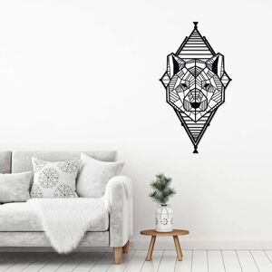 Decortie Modern Metal Wall Art 'Geo Wild' Home Ornament Decorative Minimalist Design in Black Black Decortie Modern Metal Wall Art 'Geo Wild' Home Ornament Decorative Minimalist Design in Black Black