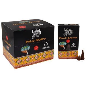 KDMD Tribal Soul Backflow Incense Cones - Palo Santo in Black Black KDMD Tribal Soul Backflow Incense Cones - Palo Santo in Black Black