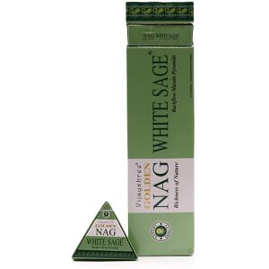 KDMD 42g Jumbo Golden Nag - White Sage Backflow Incense Cones in Green Green KDMD 42g Jumbo Golden Nag - White Sage Backflow Incense Cones in Green Green