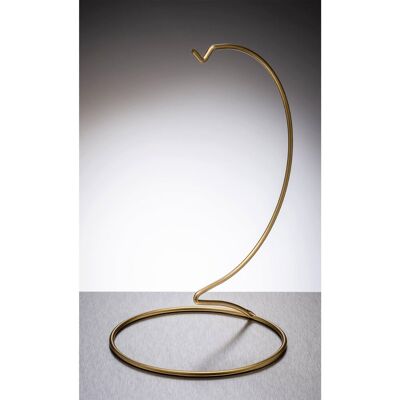 Sienna Glass Gold Metal Ornament Stand Large Gold Sienna Glass Gold Metal Ornament Stand Large Gold