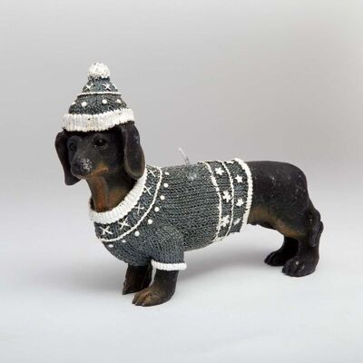 SHATCHI Dachshund Christmas Candle - Decorative Candle SHATCHI Dachshund Christmas Candle - Decorative Candle