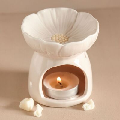 Lisa Angel Women's Pink Blossom Ceramic Wax Melt Burner in Light Pink Light Pink Lisa Angel Women's Pink Blossom Ceramic Wax Melt Burner in Light Pink Light Pink