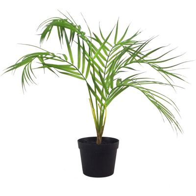 Leaf 50cm Mini Artificial Areca Palm in Green Green Leaf 50cm Mini Artificial Areca Palm in Green Green
