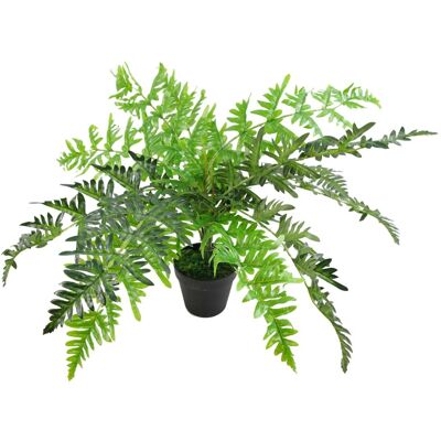 Leaf Artificial Fern Plant 50cm Fern Plants in Green Green Leaf Artificial Fern Plant 50cm Fern Plants in Green Green