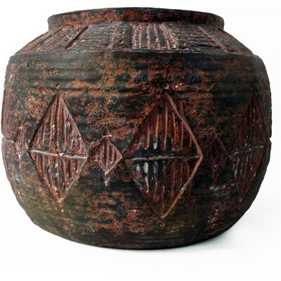 Leaf Model 27cm x 36cm Aztec Diamond Large Planter - Planter Leaf Model 27cm x 36cm Aztec Diamond Large Planter - Planter